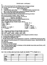 Câu hỏi ôn tập Hóa học 9 Bazơ  Muối